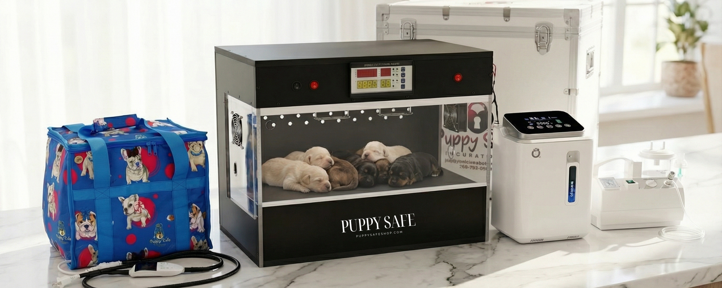 Puppy Safe neonatal incubators for breeders
