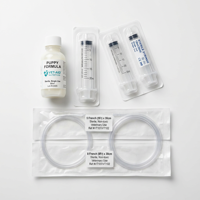 Tube Feeders for neonatal puppies